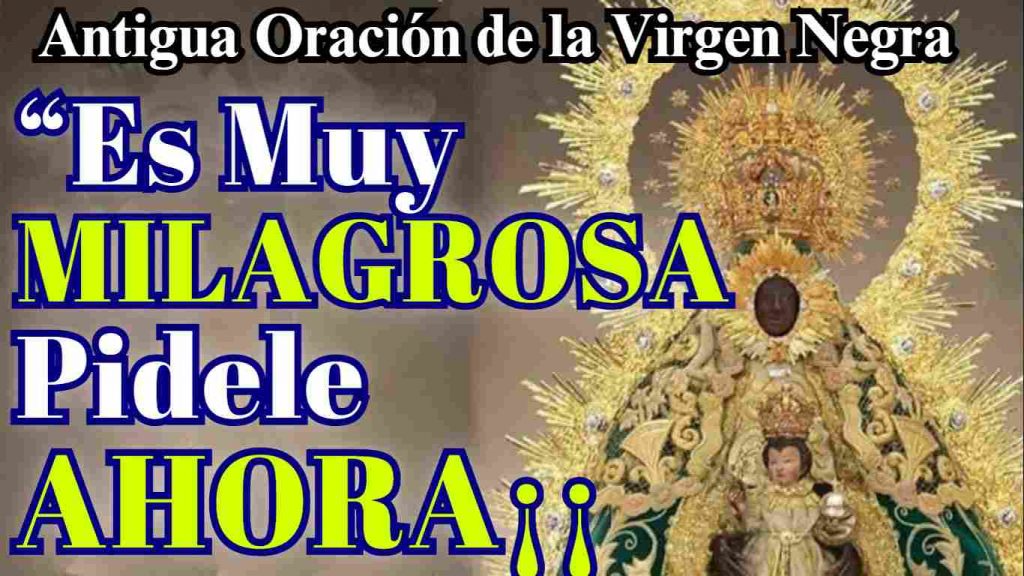 Oración de la Virgen Negra para Dejar la Pobreza