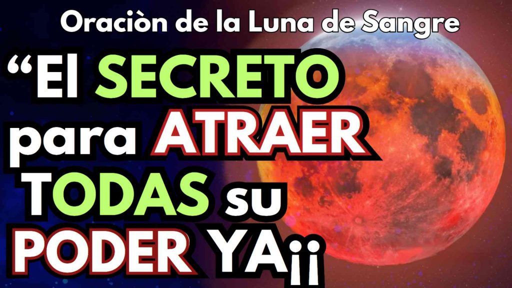 Oración de la Luna Roja para Favores Especiales
