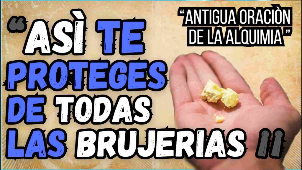 Oración del Azufre para protección de Espíritus Malignos