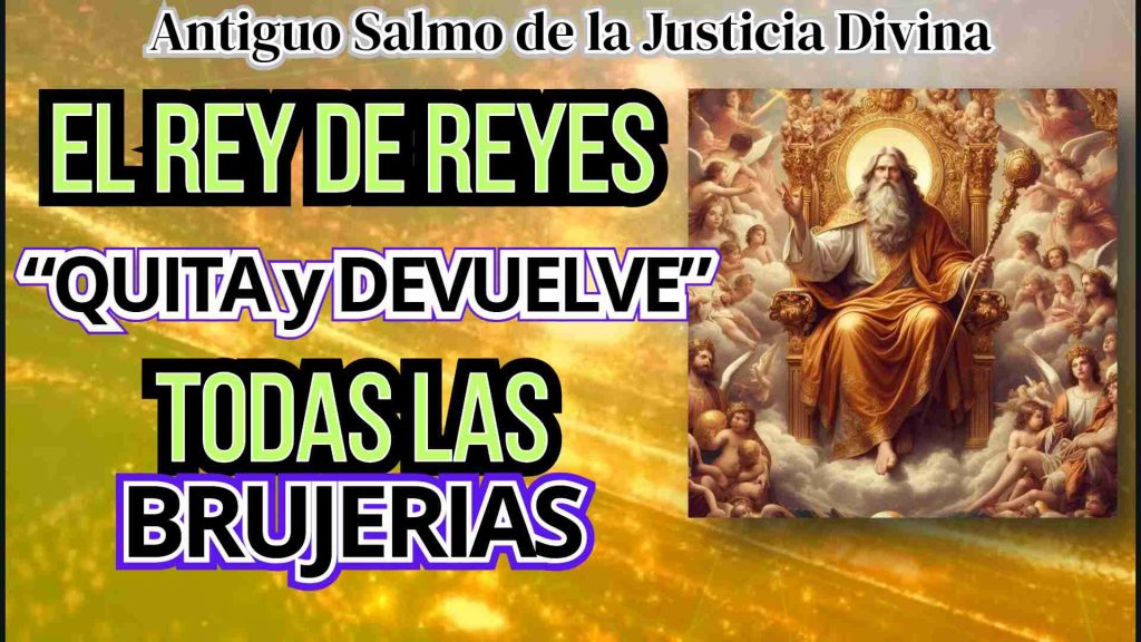 Salmo de la Justicia Divina vence brujerias
